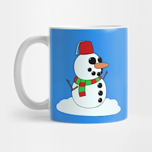 Happy Snowman Winter Mug